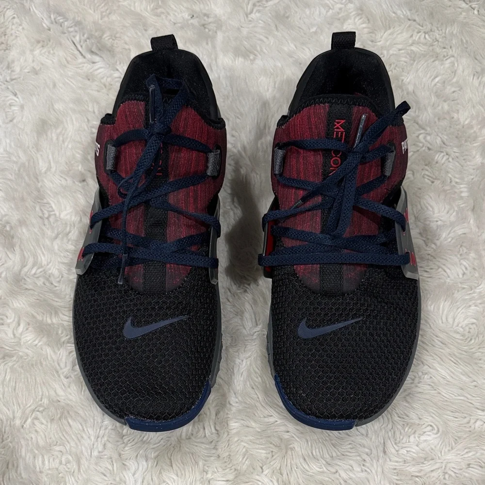 Nike Free X Metcon 2 'New England Patriots' Sneaker Mens Size 7.5 Black Navy Red